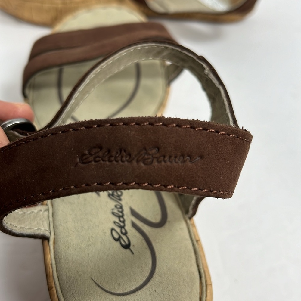 Eddie Bauer Kara ll Wedge Sandal brown size‎ 8.5 - Picture 14 of 15